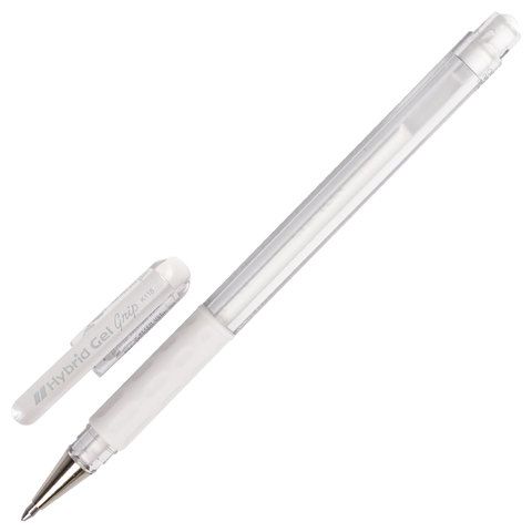 Ручка гелевая белая 0,8mm PENSAN "Neon Gel" 143851