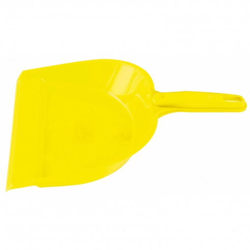 Совок пластмассовый для мусора  290 х 210 мм жёлтый, Home Palisad 933275