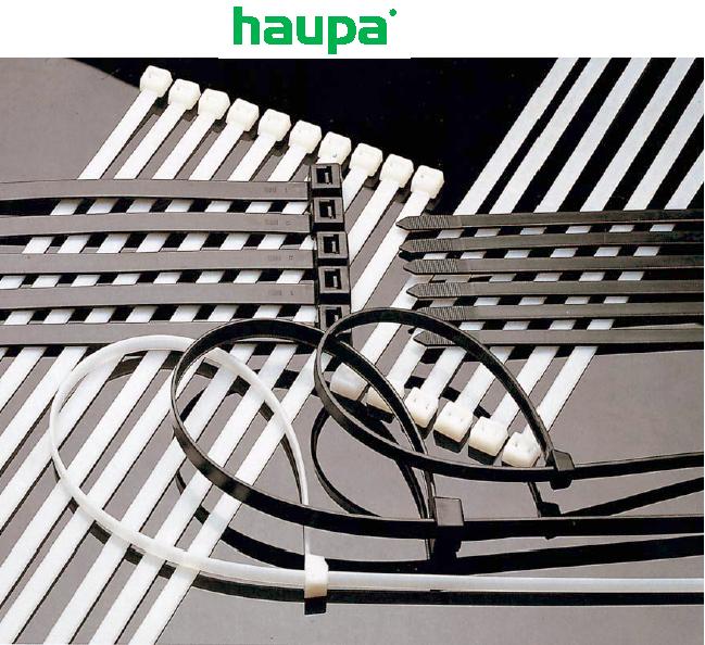 Хомут для кабеля  Haupa 2,5 х 100 бел. (100шт) Germany