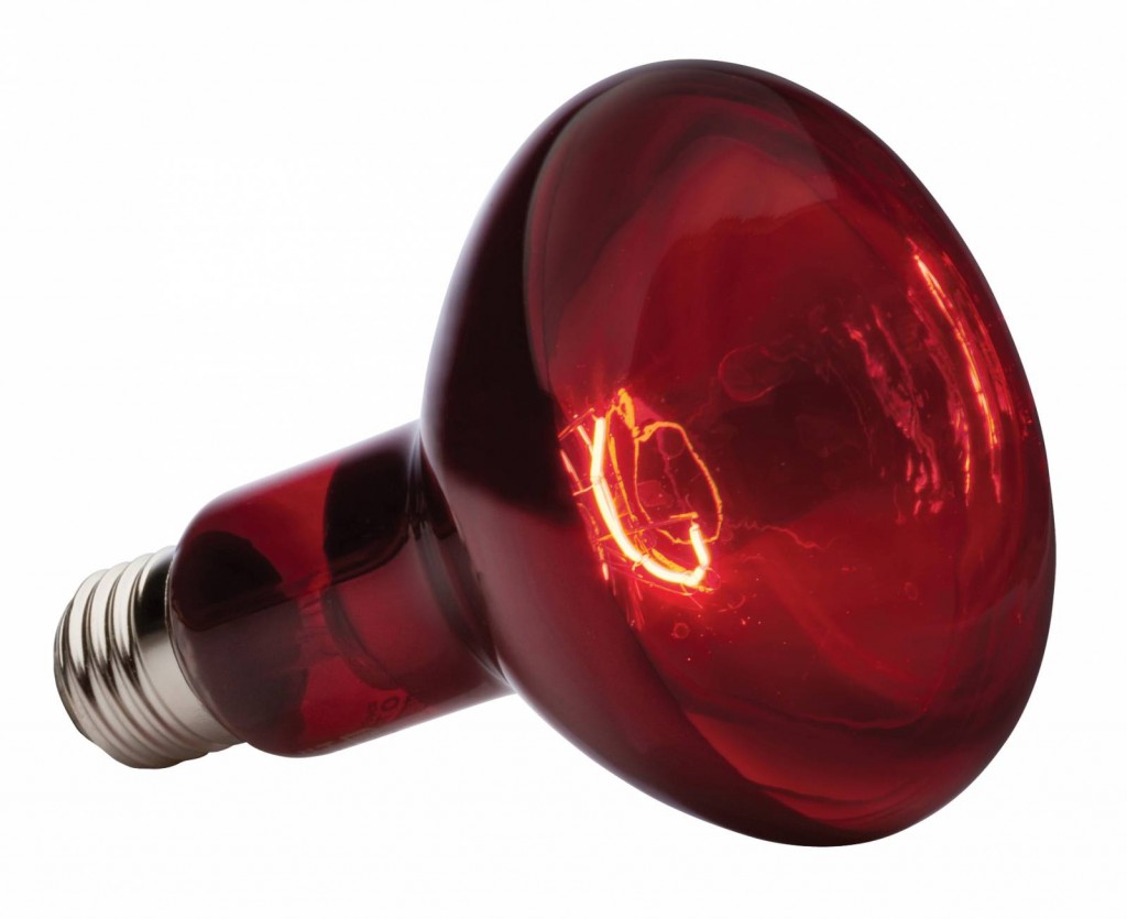 Лампа инфракрасная ИКЗК 250W 215-225V E27 красная