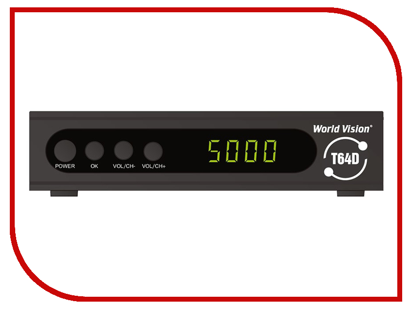 Тюнер для цифрового TV "WORLD VISION" T64D(DVB-T2/T/C/IPTV)