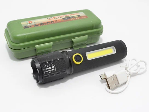 Фонарь светодиодный аккумуляторный LED BL-C71-P50 зарядка USB