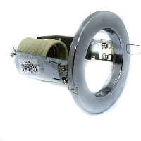 Светильник для ламп накаливания рефлекторный R80 E27 хром