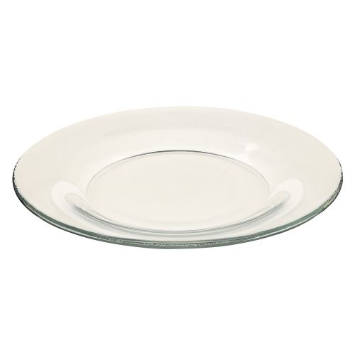 Тарелка десертная стеклянная 19,6 см "Симпатия" ОСЗ 877-505
