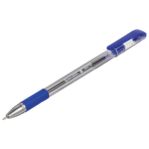 Ручка шариковая синяя 0,35mm маслянная BRAUBERG "Max-Oil" 141701