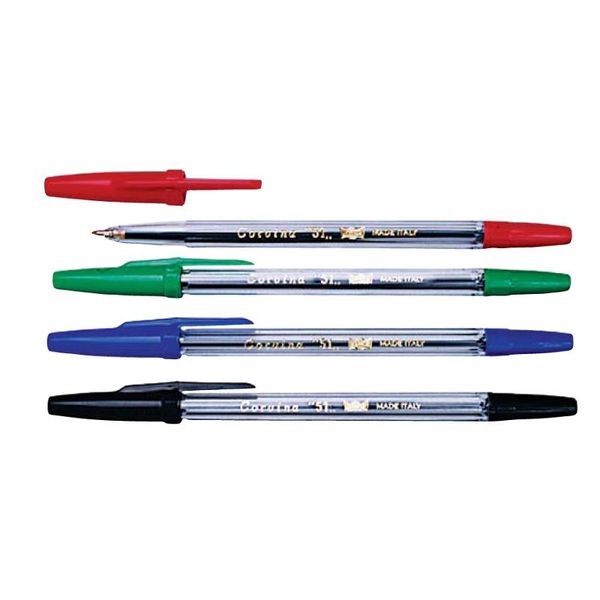 Ручка шариковая синяя 0,5mm STAFF "Basic BP-01" 141672