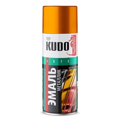 Краска аэрозольная эмаль спрей KU-1029 Бронза 520 мл. KUDO