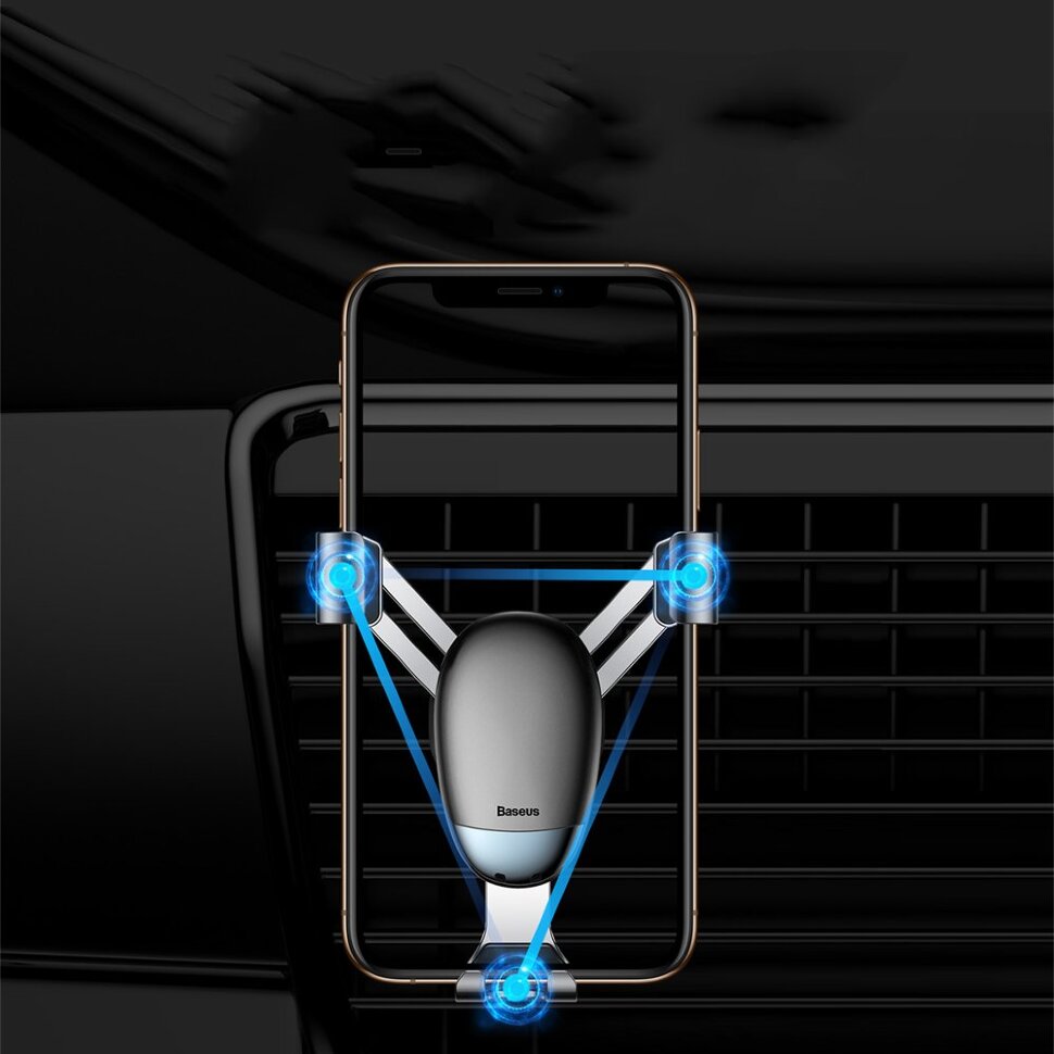 Авто-держатель сотового (на дефлектор) Baseus SUYL-G01