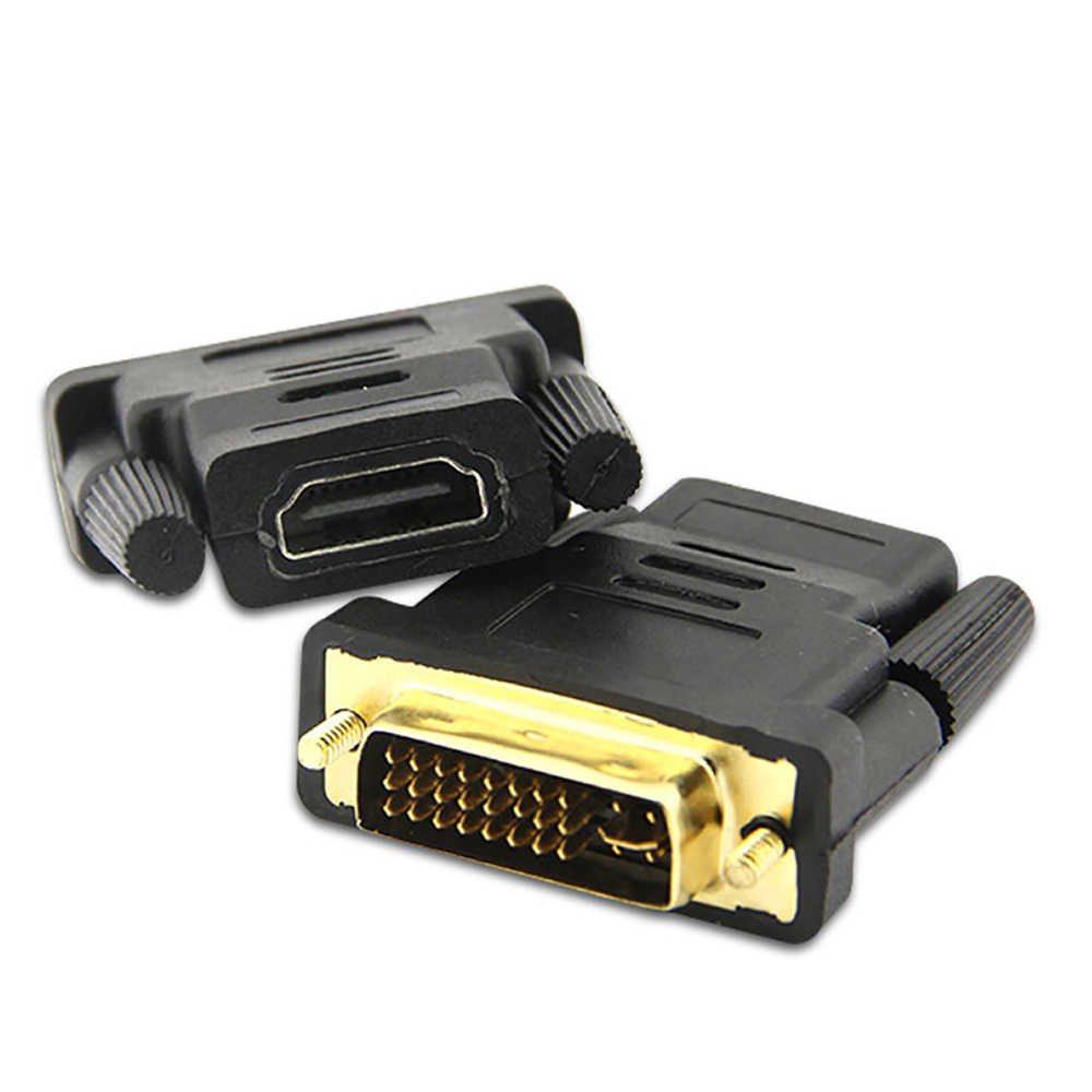Переходник HDMI гнездо- DVI-I (24+5) штекер 