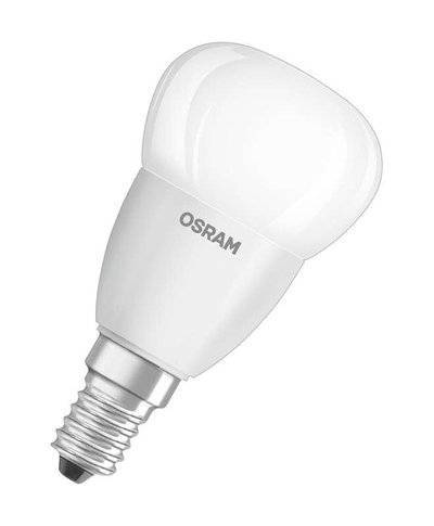 Лампа светодиодная шар Е14  5,7Вт 220В 3000К теплая, матовая OSRAM