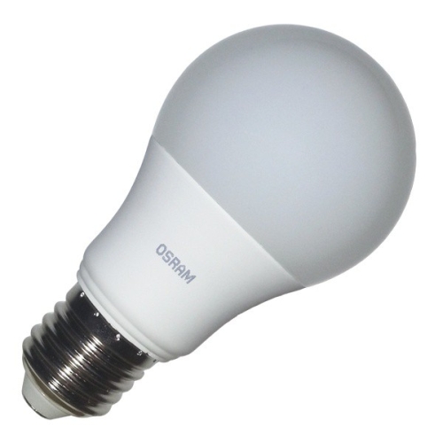 Лампа светодиодная A60  8,5 Вт Е27 220В 2700К тёплая, матовая (1 клик-100%, 2 клика-40%) OSRAM