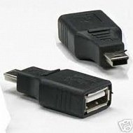Переходник USB AF(мама) - Mini USB