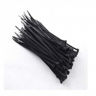 Хомут (стяжка) nylon 2,5 х150 мм 100 шт черный  REXANT