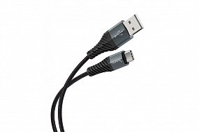 Шнур удлинитель USB 2,0 - TYPE-C (1,0м) силикон hoco X58