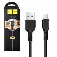 Шнур удлинитель USB 2,0 - Micro USB (2,0м) hoco X20