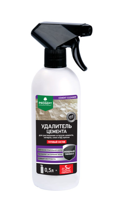 Средство Prospet CEMENT CLEANER Удалитель цемента готовый состав 0,5л