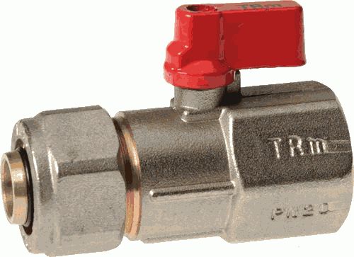 Кран шаровый для металлопластиковой трубы 20 ц х 3/4"(20) вн