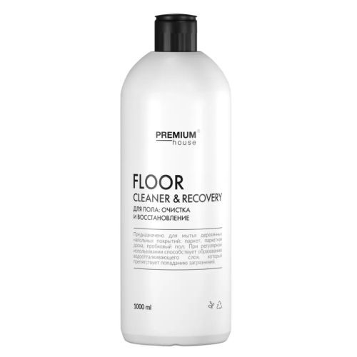 Средство для мытья полов очистка и востановление FLOОR CLEANER & RECOVERY Premium House 1л