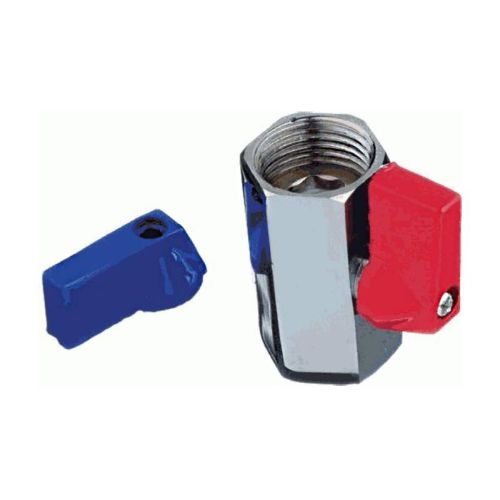 Кран MINI шаровой шестигранный 1/2"(15 мм) внутр-внутр TRm 802 