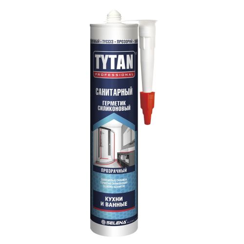 Герметик силиконовый Tytan санитарный (280мл) прозрачный 17469