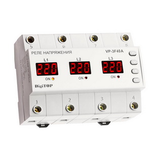 Реле напряжения DigiTOP VP-3F40A