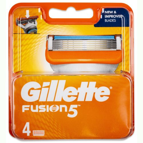 Кассеты сменные Gillette FUSION  4 шт пластик 91666558