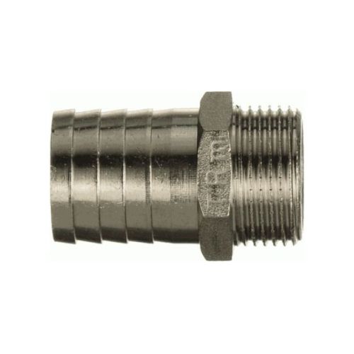 Переходник на шланг латунь/никель  3/4"(20 мм) наружная х 25 мм