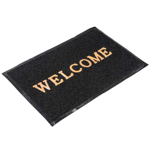 Коврик придверный пористый (WELCOME doormat) 50х80 см черный