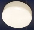 Светильник для ламп накаливания НПО 22-2х60-200 "Таблетка" НБ-89 молочная  (d=270)