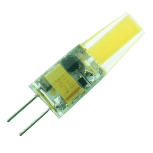 Лампа светод. G4 12В 3,0Вт 2700К теплая 38x12 COB General 652600