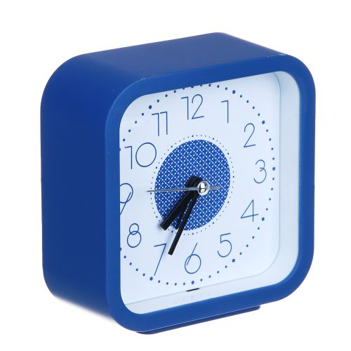 Часы-Будильник Ladecor CHRONO 10х4,5х10 см, форма квадрат, пластик 529-292