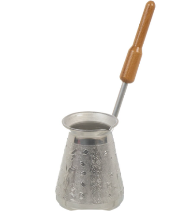 Турка для кофе алюминий 0,42л,TimA, Арабика, А-420а1.0