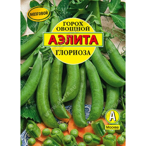 Семена Горох Глориоза/25 б/ф, 25г., Аэлита
