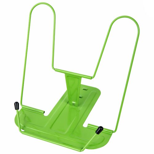 Подставка для книг BRAUBERG LINE+, металлическая, зеленая, 238072