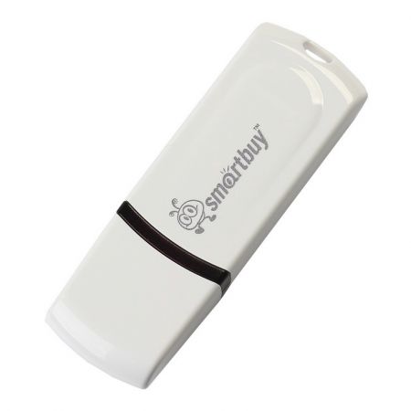 Флешка USB 2.0  16 Gb SmartBuy Clue белый