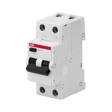 Автоматический выключатель дифференциальный  ABB 2P 20А 30 мА  basic M BMR415
