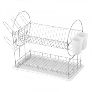 Сушилка кухонная для посуды двухуровневая 50*23*36см, DR-1, арт.310851, Рыжий Кот