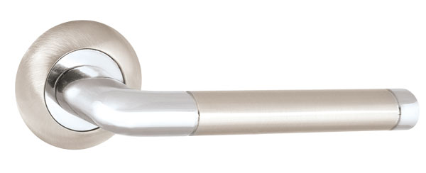 Ручка дверная Punto REX TL SN/CP-3 матовый никель/хром