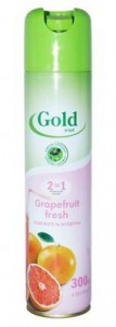 Освежитель воздуха GOLD WIND Grapefruit fresh (Грейпфрутовый фреш) 300мл Сибиар