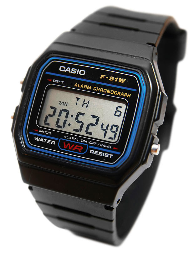 Часы наручные электронные CASIO F-91W
