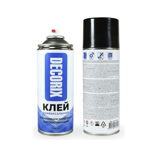 Клей аэрозольный универсальный DECORIX 520 мл 0151-01 DX