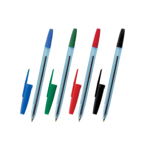 Ручка канц. шариковая набор 0,35mm  STAFF "Basic BP-175" 4 шт Ассорти 142961