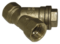 Фильтр сетчатый латунь    1/2" (15 мм) косой вн-вн Эконом