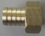 Переходник на шланг латунь/никель  1/2"(15 мм) вн.х10мм  