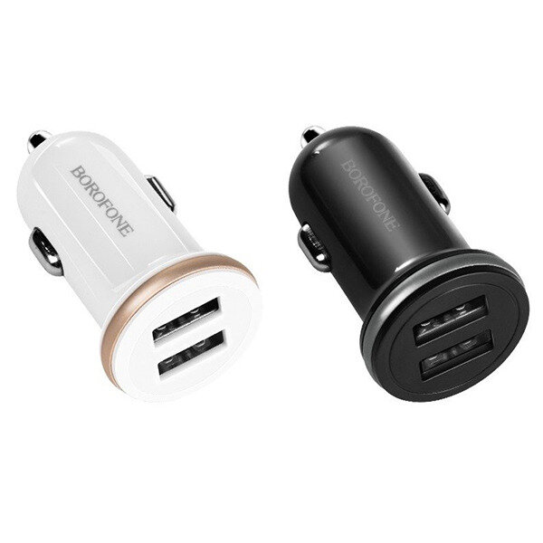 Автомобильное зарядное устройство в прикуриватель BOROFONE  USB 2 порта BZ8
