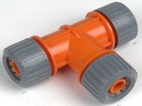 Тройник для шланга 1/2"х1/2"х1/2" цанга шланг-шланг арт.23