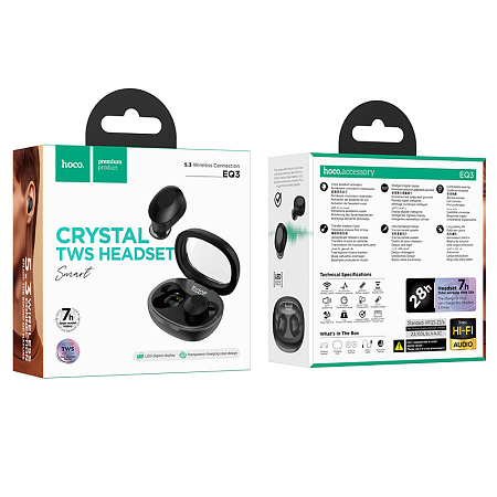 Наушники внутриканальные TWS Bluetooth Hoco EQ6
