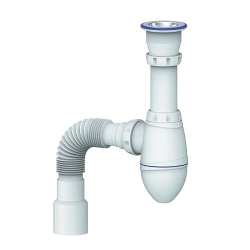 Сифон для умывальника 1 1/2"х40 гофра 40*40/50 Unicorn А220