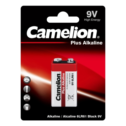 Батарейка крона 6LR61 9V Alkaline Plus Camelion 