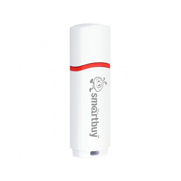 Флешка USB 2.0  16 Gb SmartBuy Crown White